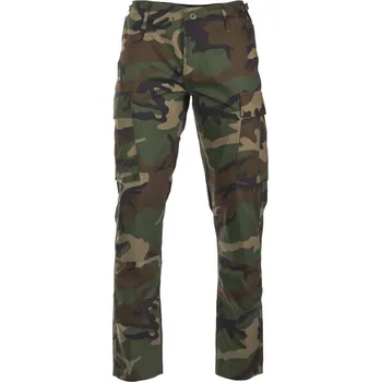 Pánská móda Kalhoty US BDU SLIM FIT polní rip-stop WOODLAND Kalhoty US BDU SLIM FIT polní rip-stop WOODLAND vel. L
