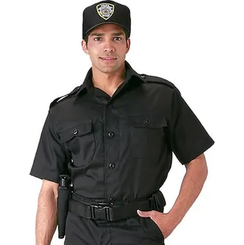 Pánská košile Košile služební krátký rukáv ČERNÁ Košile služební krátký rukáv ČERNÁ vel. S