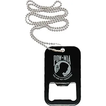 Otvírák FOSTEX Přívěšek na krk DOG TAG s otvírákem na lahve POW/MIA