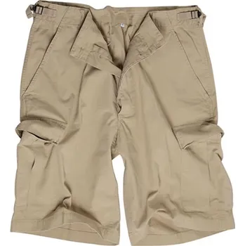 Kraťasy US typ BDU rip-stop předeprané KHAKI Kraťasy US typ BDU rip-stop předeprané KHAKI vel. XXL