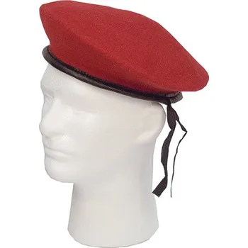 Pokrývka hlavy Baret MONTY vlněný ČERVENÝ Baret MONTY vlněný ČERVENÝ vel. L