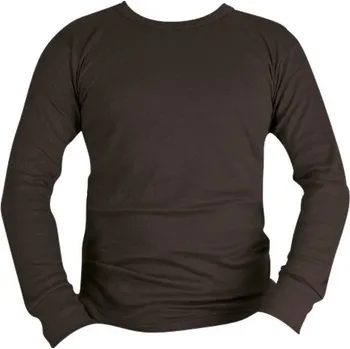 Pánské tričko KOMBAT Triko THERMAL 50/50 s dlouhým rukávem ČERNÉ