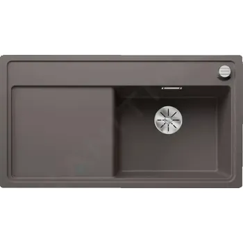 Blanco Zenar 5 Silgranitový dřez, 903x498 mm, s ovládáním odtoku, InFino, šedá, 527366