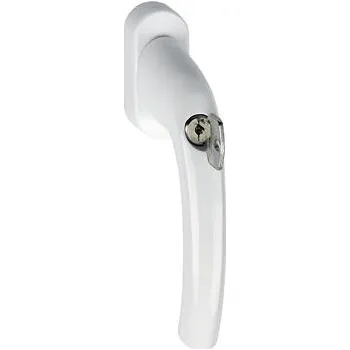 Okenní klika HOPPE okenní klika TOKYO - zamykatelná, 90°, čtyřhran 7 x 40 mm, bílá