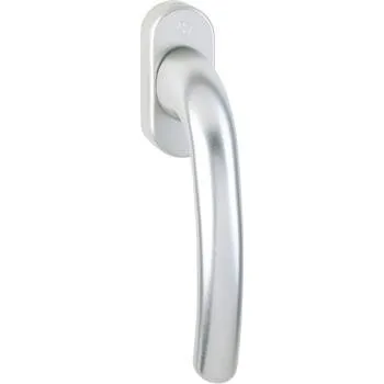 HOPPE okenní klika TÔKYÔ - zakryté šrouby, 7 x 32mm, 90°, F1 stříbrná přírodní