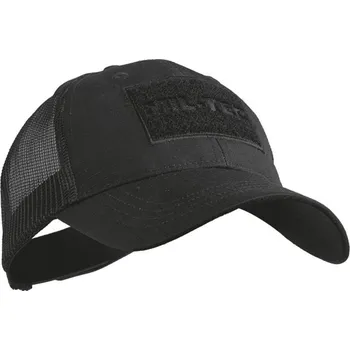 Kšiltovka MIL-TEC® Čepice baseball TRUCKER se síťkou ČERNÁ