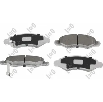 Brzdová destička Sada brzdových destiček, vždy 4 kusy v sadě ABAKUS 231-01-095