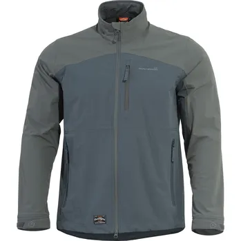 Pánská softshellová bunda PENTAGON Bunda ELITE LIGHT softshell ŠEDO/MODRÁ