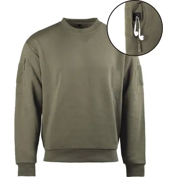 Pánská móda MIL-TEC® Mikina taktická ROUND NECK RANGER GREEN