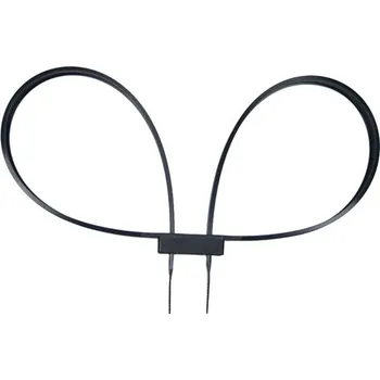 Pouto MFH Pouta jednorázová plastový řemínek 10ks ČERNÁ