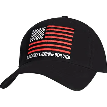 Čepice ROTHCO Čepice R.E.D. baseball ČERNÁ