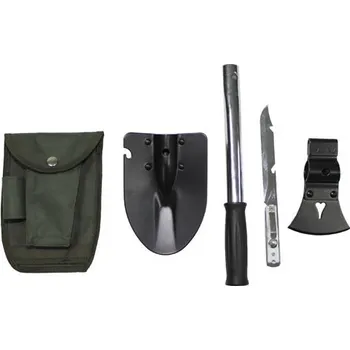 Multifunkční nůž MFH Sada 6v1 lopatka, pilka, nůž, sekerka, kopáček
