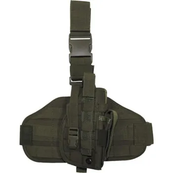 Příslušenství pro sportovní střelbu MFH Pouzdro na zbraň stehenní MOLLE ZELENÉ