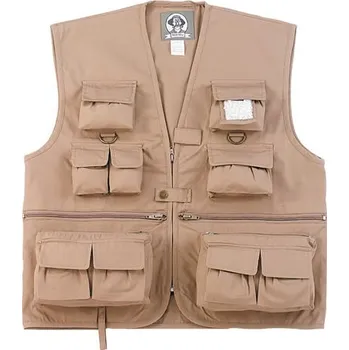 Vesta dětská UNCLE MILTY TRAVEL KHAKI Vesta dětská UNCLE MILTY TRAVEL KHAKI vel. L