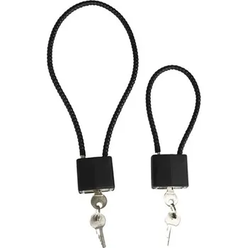 Visací zámek MIL-TEC® Zámek s ocelovým lankem 200 mm