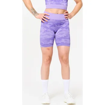 Dámské kraťasy DOMYOS Dámské fitness kraťasy XS FIALOVÁ