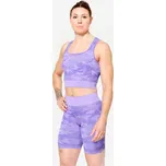 DOMYOS Dámský fitness Crop top M FIALOVÁ