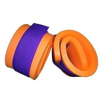 Rukávek na plavání Nadlehčovací rukávky na AQUAEROBIC (pár)-fialový zip 550x120x15mm, oranžová+ fialový zip