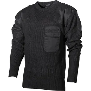 Pánský svetr Svetr BW s náprsní kapsou ACRYL ČERNÝ Svetr BW s náprsní kapsou ACRYL ČERNÝ vel. 50