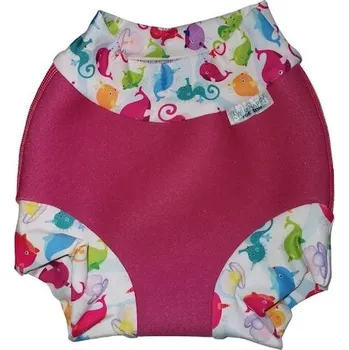 Neoprenový oblek Plenka na plavání NEOPREN, vel. M (8-11kg), růžová+lem moře