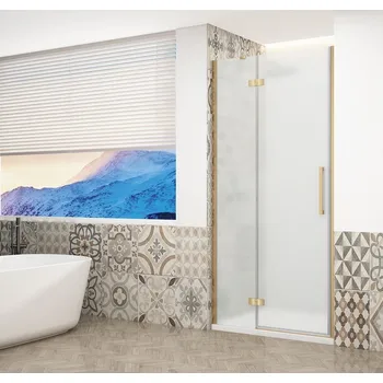 Sprchové dveře TRINITY GOLD MATT sprchové dveře do niky 800mm, matné sklo, levé