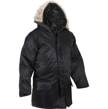 Bunda US pilotní typ N-3B dlouhá ČERNÁ Bunda US pilotní typ N-3B dlouhá ČERNÁ vel. 3XL