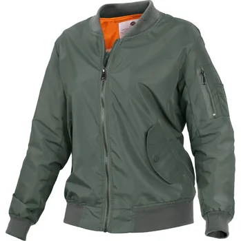 Pánský bomber Bunda dámská bomber MA1 FLIGHT SAGE ZELENÁ Bunda dámská bomber MA1 FLIGHT SAGE ZELENÁ vel. XXS