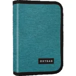 Penál 1 p. 2 chlopně, prázdný UNICOLOR green 9-81223