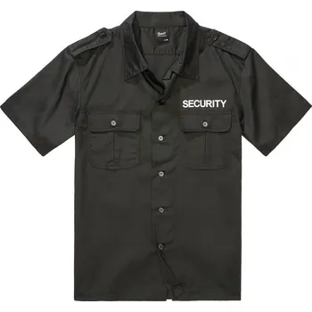 Pánská košile Košile US SECURITY krátký rukáv ČERNÁ Košile US SECURITY krátký rukáv ČERNÁ vel. M