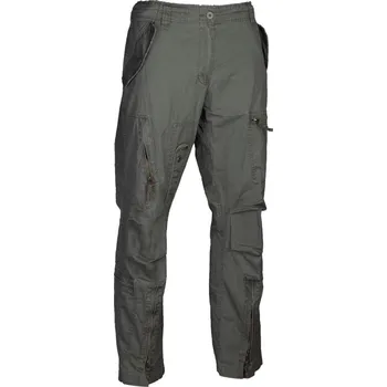 MIL-TEC® Kalhoty PILOT bavlněné předeprané STRAIGHT CUT ZELENÉ