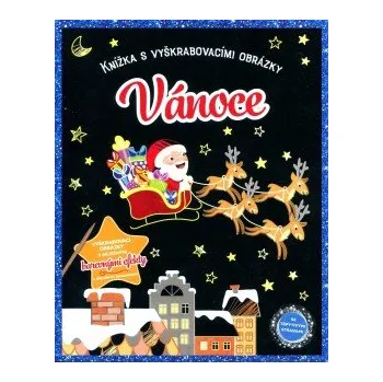 Vánoce - knížka s vyškrabovacími obrázky