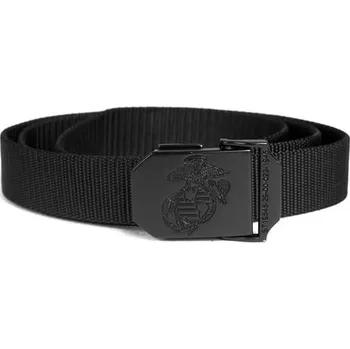 Módní doplněk MIL-TEC® Opasek kalhotový USMC s kovovou sponou ČERNÝ