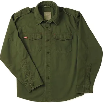 Pánská košile Košile VINTAGE FATIGUE ZELENÁ Košile VINTAGE FATIGUE ZELENÁ vel. 3XL