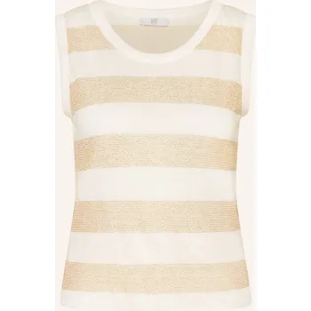 Riani Dámský Pletený Top S Třpytivou Přízí, bílá / zlatá, 34