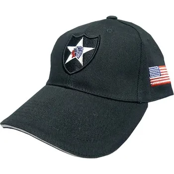 Pokrývka hlavy FOSTEX Čepice baseball 2nd INFANTRY DIVISION ČERNÁ