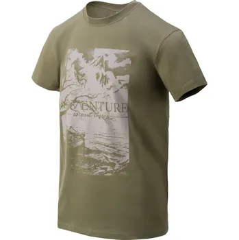 Triko ADVENTURE IS OUT THERE OLIVE GREEN Triko ADVENTURE IS OUT THERE OLIVE GREEN vel. M
