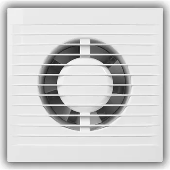 ventilátor do koupelny Ventilátor koupelnový REFINED d125 mm se zpětnou klapkou - MIKAWI 59-0644