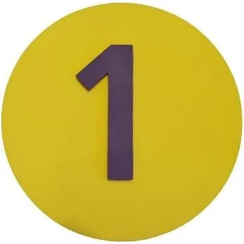 Figurka Označení skupiny"1", mix barev