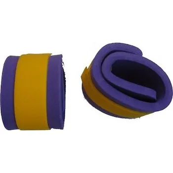 Nafukovací rukávky Nadlehčovací rukávky (pár)-žlutý zip 550x100x15mm, fialová+žlutý zip