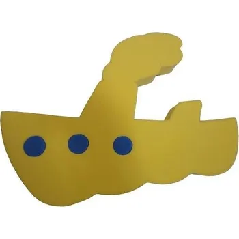 Plovací deska Plavecká deska PARNÍK - novinka 400x280x38, žlutá