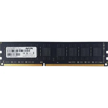 Operační paměť Paměť RAM 1x 8GB Afox NON-ECC UNBUFFERED DDR3 1600MHz PC3-12800 UDIMM | AFLD38BK1P