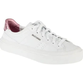 Dámská obuv Bílo-růžové dámské nízké tenisky Skechers Selene - Sophisticated Style 185280-WPK Velikost: 39