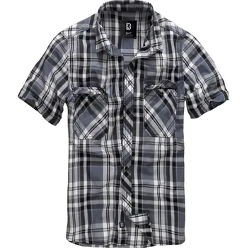 Pánská košile Košile ROADSTAR krátký rukáv ČERNO/ŠEDÁ Košile ROADSTAR krátký rukáv ČERNO/ŠEDÁ vel. 4XL