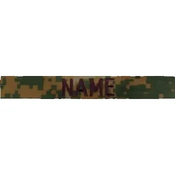 MILITARY RANGE Nášivka jmenovka 3x "NAME" MARPAT WOODLAND