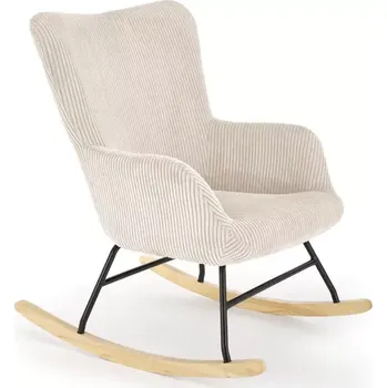 Nábytek Houpací křeslo BELMIRO - krémové - SLEVA 3% s kodem radost25
