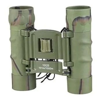 Dalekohled MIL-TEC® Dalekohled 10x25 GEN II pogumovaný s pouzdrem maskovaný