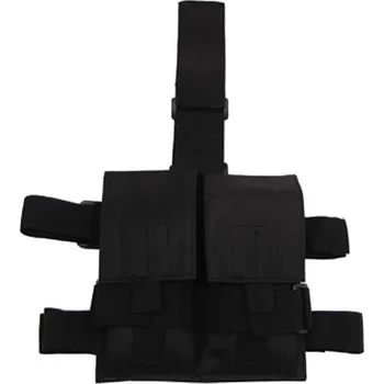 Airsoft MFH Panel stehenní na dva zásobníky ČERNÝ