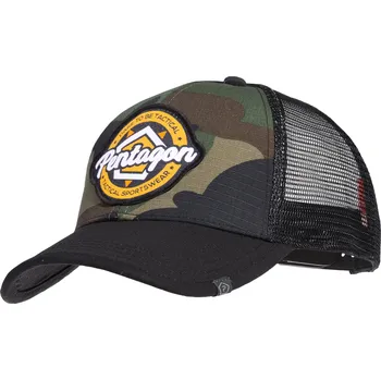 Čepice PENTAGON Čepice se síťkou logo PENTAGON WOODLAND/ČERNÁ