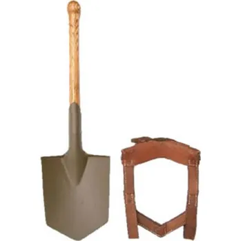 Polní lopatka Armáda ČR Lopatka AČR/ČSLA pevná s koženým pouzdrem použitá