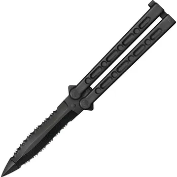 Bojový nůž Cold Steel Nůž motýlek FGX plastový ČERNÝ